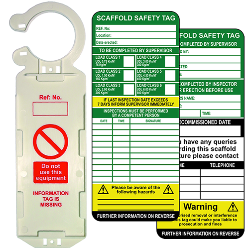 Scaffold Tag Kit - Single
